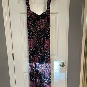Floral Patchwork Maxi Dress